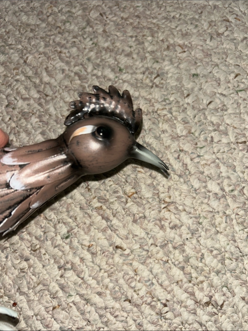 Decorative Metal roadrunner Bird Figurine - Brown - Picture 5 of 5